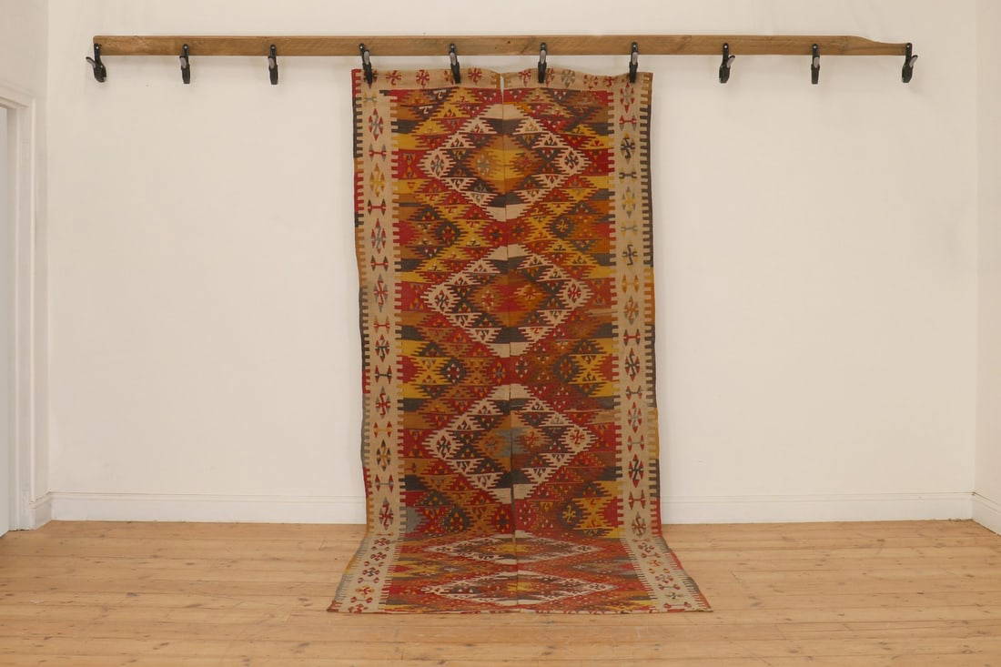 A kilim flatweave wool rug,