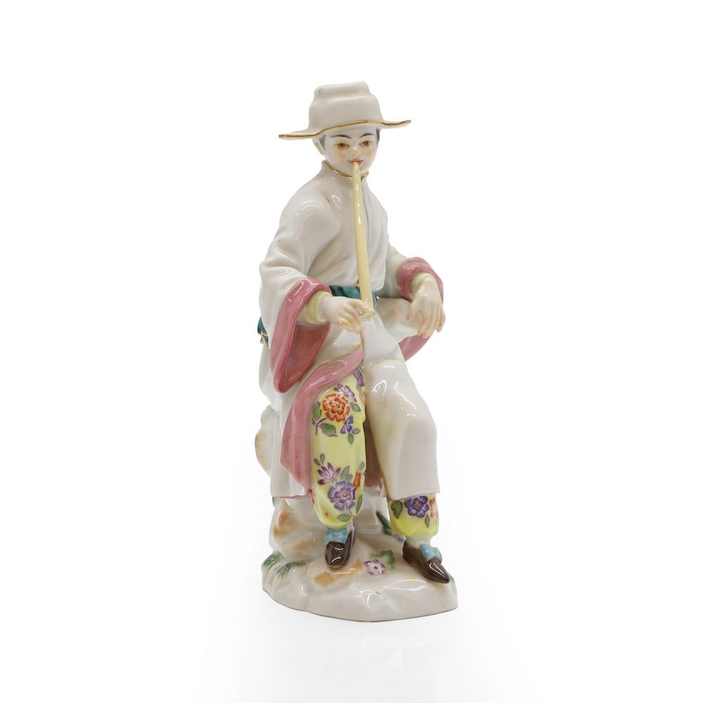 A Meissen porcelain figure, (1 of 2)