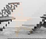 An unusual African hardwood chair,