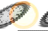 A mahogany single fusee wall clock,