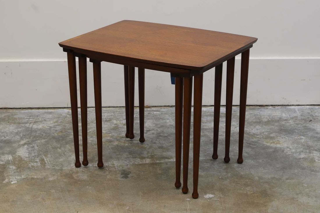 A Jorgensen nest of teak tables, (1 of 2)