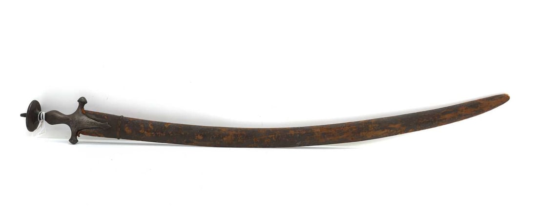 A tulwar sword, (1 of 2)