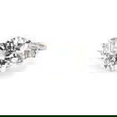 An impressive platinum and diamond ring,