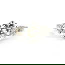 A diamond three stone ring,