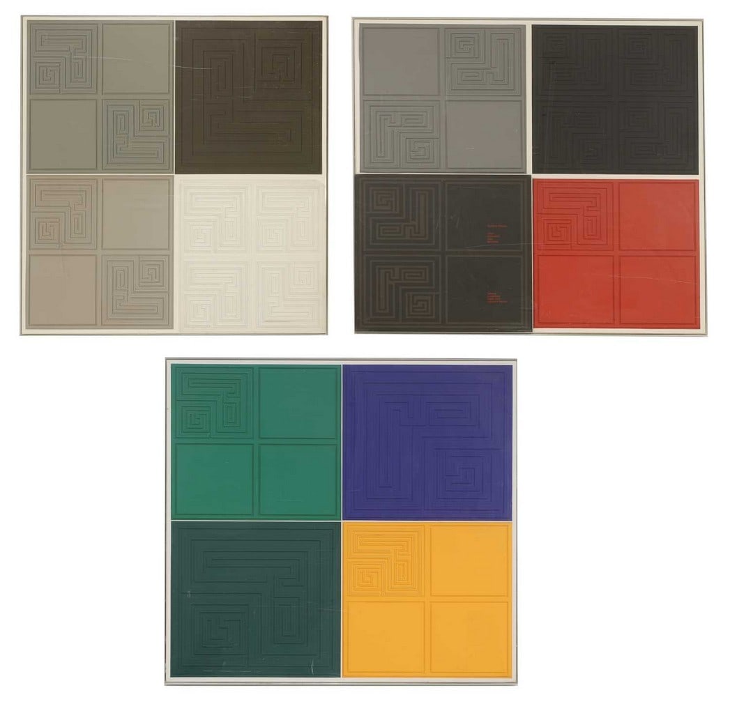 ▲ Gordon House (1932-2004): ▲ Gordon House (1932-2004) 'Clear, Coloured and Neutrals', 1967 eleven Vitrone vacuum-formed rigid vinyl sheets, artist's proofs, each signed and dated 'Gordon House '67' and inscribed 'Proof',