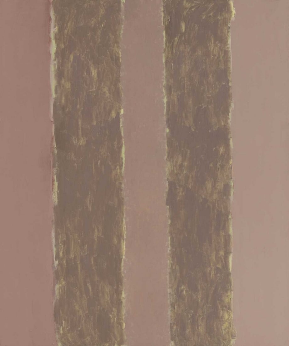 Yuko Shiraishi (Japanese, b.1956): Yuko Shiraishi (Japanese, b.1956) 'Parallel Stream' signed 'YUKO SHIRAISHI', inscribed with title and dated '1991' verso, oil on canvas 137 x 122cm Condition Report: Framed: 141 x 125cm Faint stretche