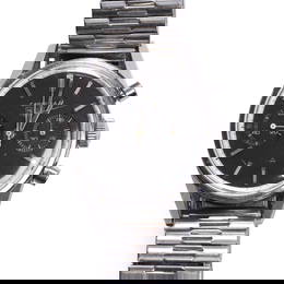 A gentlemen's stainless steel Heuer Carrera 45 mechanical chronograph watch,