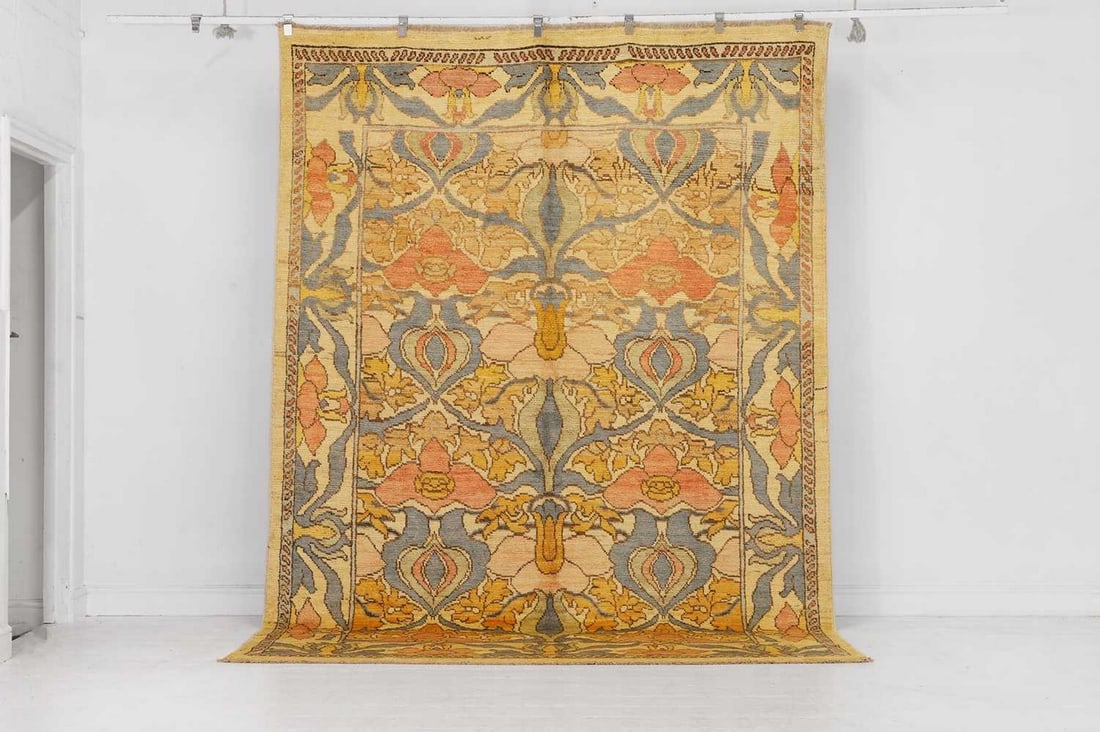 A wool carpet of Arts and Crafts design, (1 of 4)