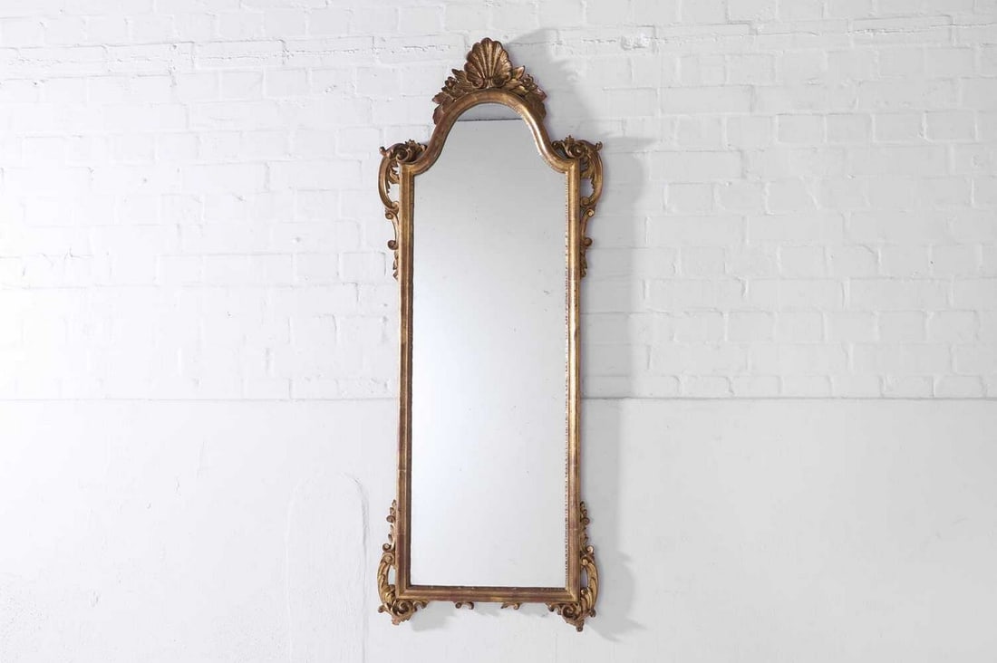 A George I-style giltwood pier mirror, (1 of 4)