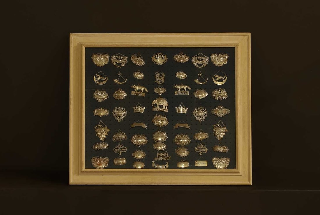 A large collection of wine labels, (1 of 6)