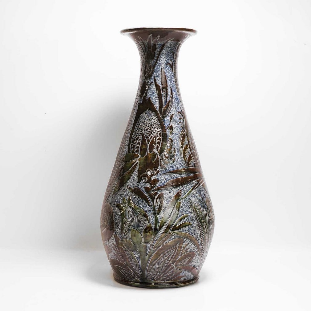 C H Brannam Pottery A large vase (1 of 4)