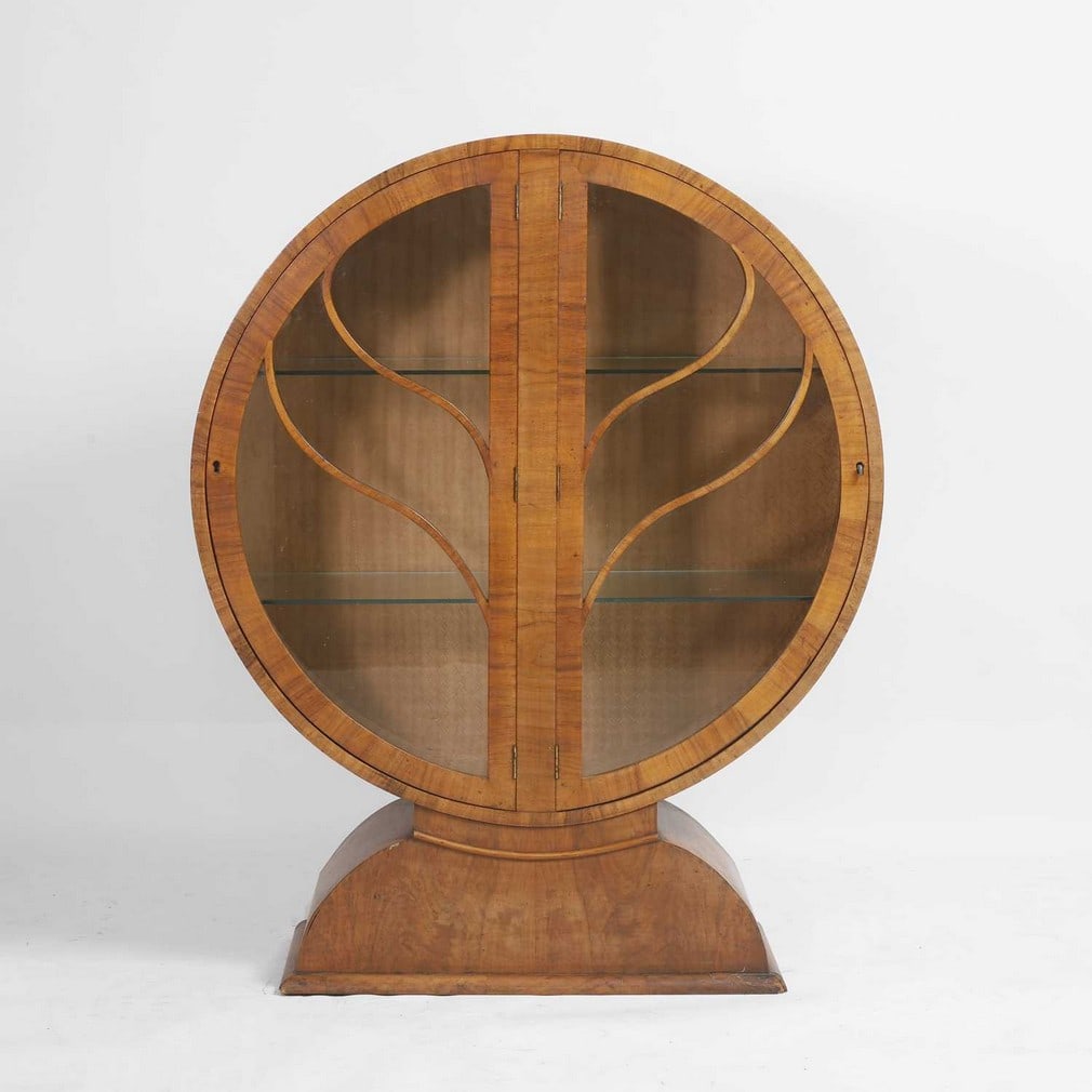 Art Deco A circular display cabinet (1 of 5)