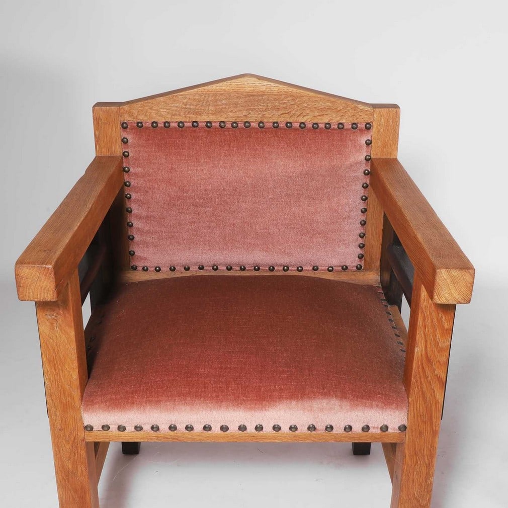 ▲ Jacques L Grubben (Dutch, 1884-1964) A pair of Dutch Art Deco armchairs - 4