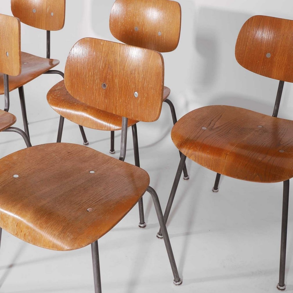 Egon Eiermann (German, 1904-1970) A set of six 'SE68' chairs - 5