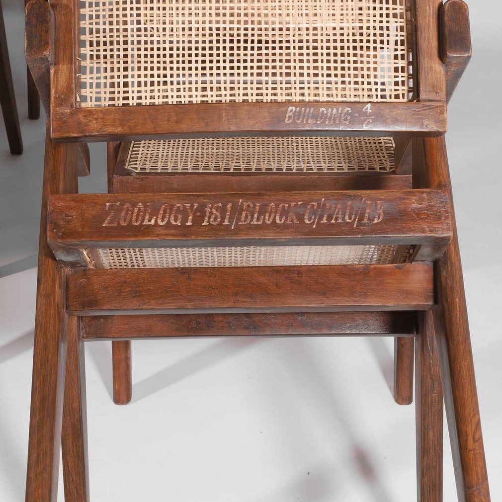 Pierre Jeanneret (Swiss, 1896-1967) A set of twelve chairs - 7