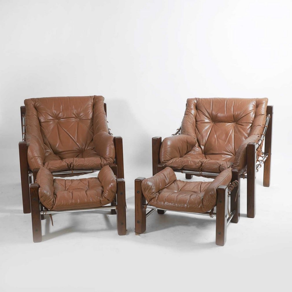 § Jean Gillon (Romanian-Brazilian, 1919-2007) A pair of 'Amazonas' easy chairs (1 of 6)