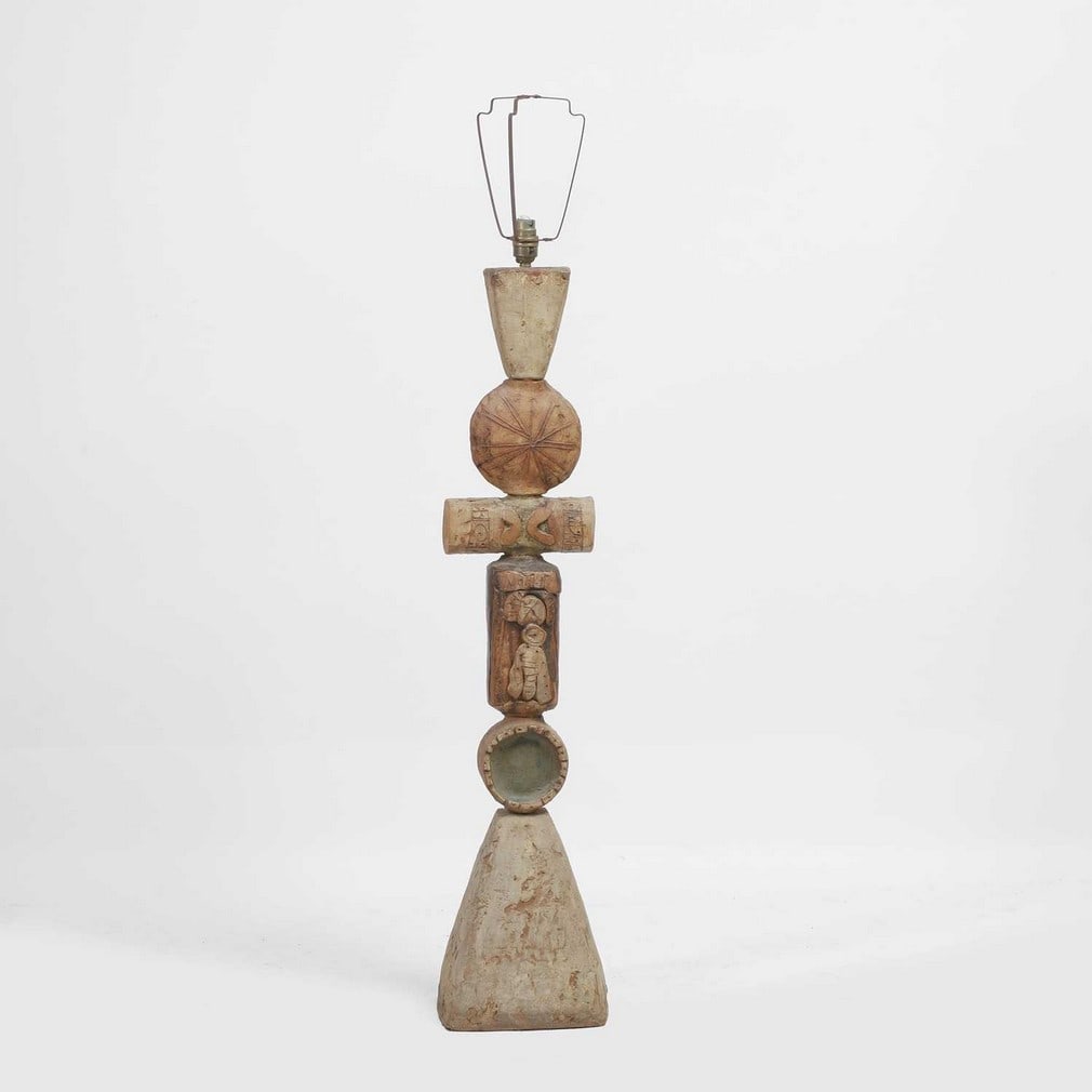 ▲ Bernard Rooke (b.1938) A stoneware lamp base (1 of 6)