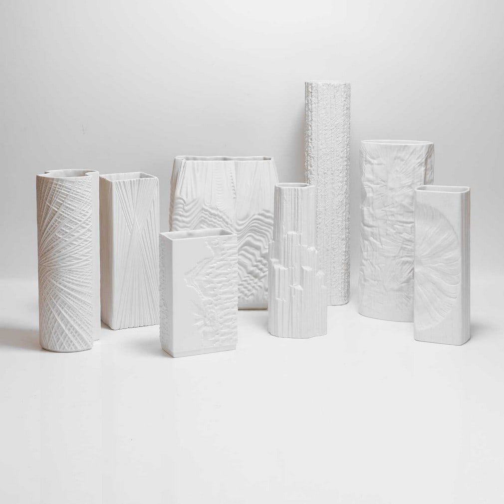 German 'Op Art' Four Studio Linie vases (1 of 3)