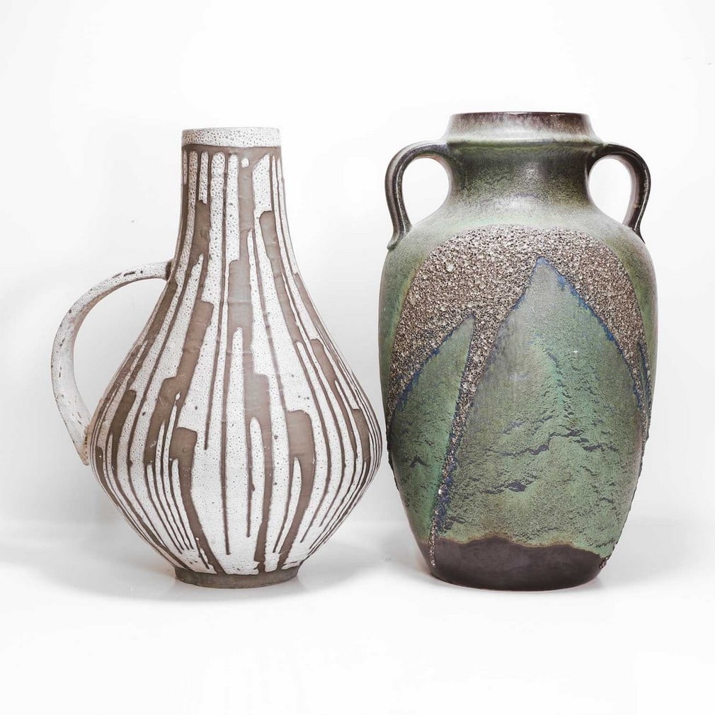 Carstens Pottery A 'Fat Lava' ewer (1 of 4)