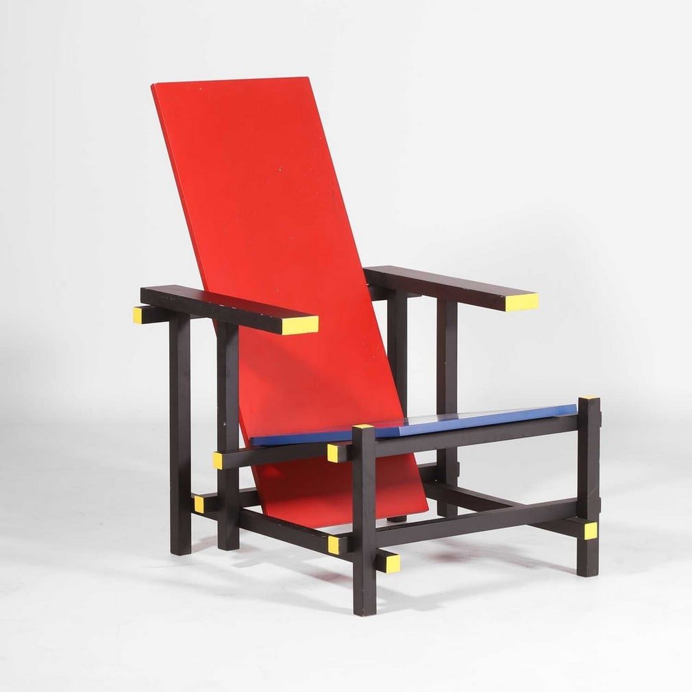 After Gerrit Rietveld A 'Red and Blue' armchair (1 of 7)
