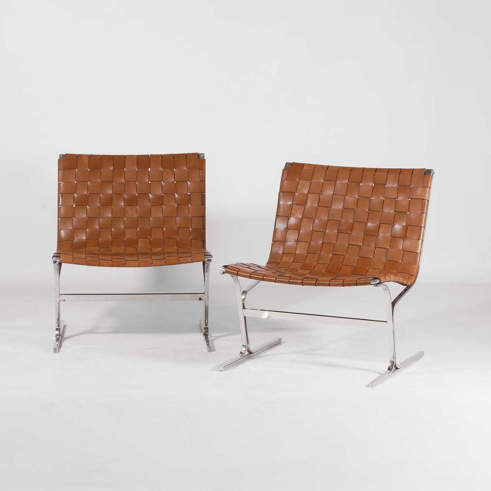 Ross Littell (American, 1924-2000) A pair of 'PLR 1' lounge chairs (1 of 5)