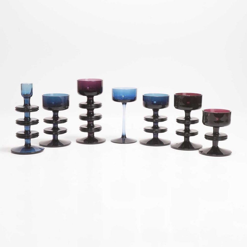 Ronald Stennett-Willson (1915-2009) for Wedgwood A group of seven candlesticks (1 of 3)