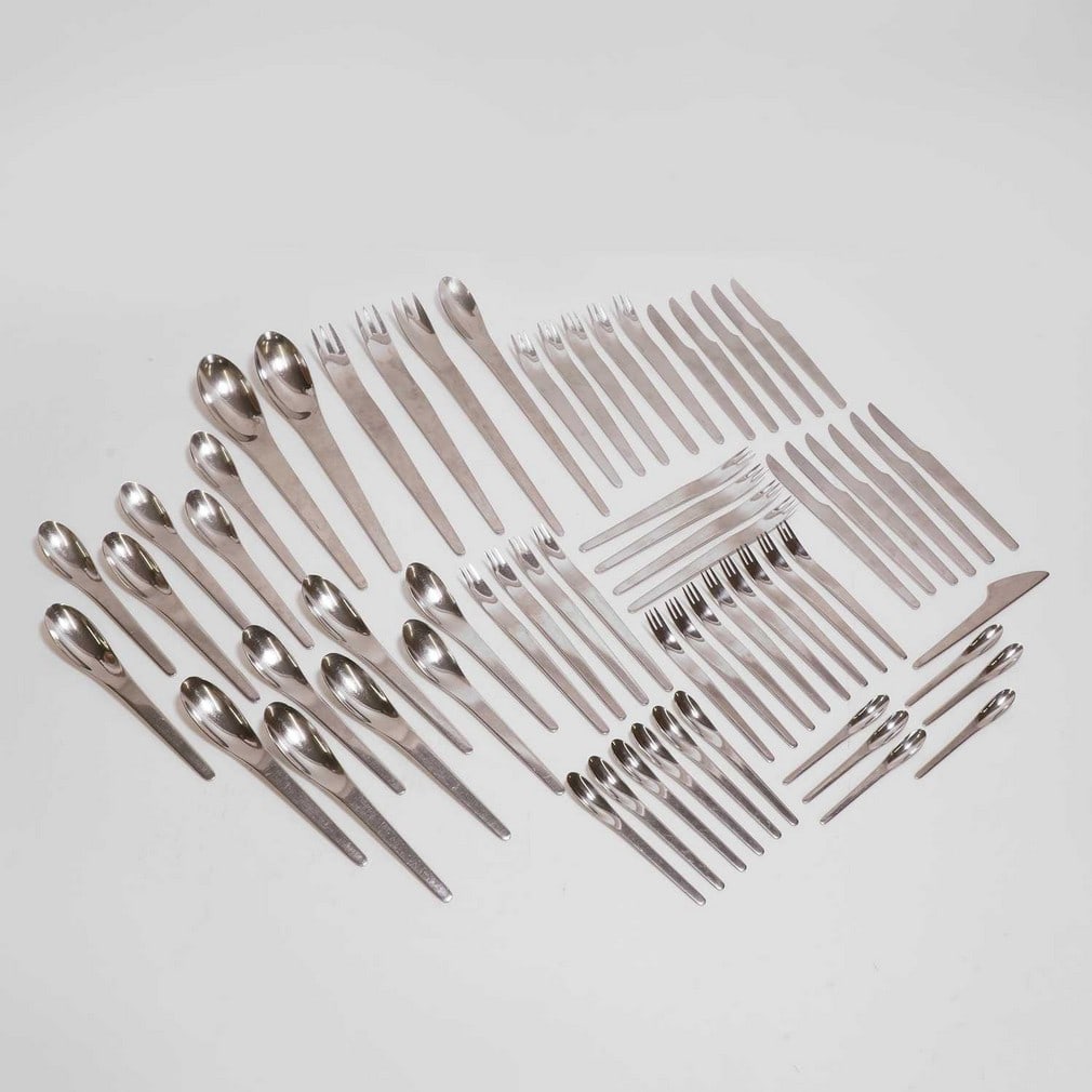 Arne Jacobsen (Danish, 1902-1971) for Georg Jensen A cutlery part service (1 of 4)