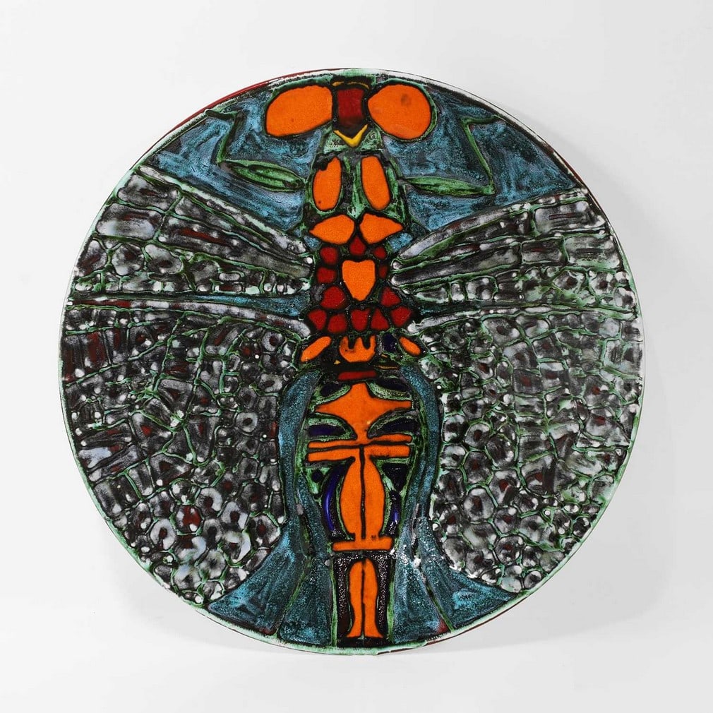 Tony Morris (1942-2018) for Poole Pottery A Studio charger (1 of 2)