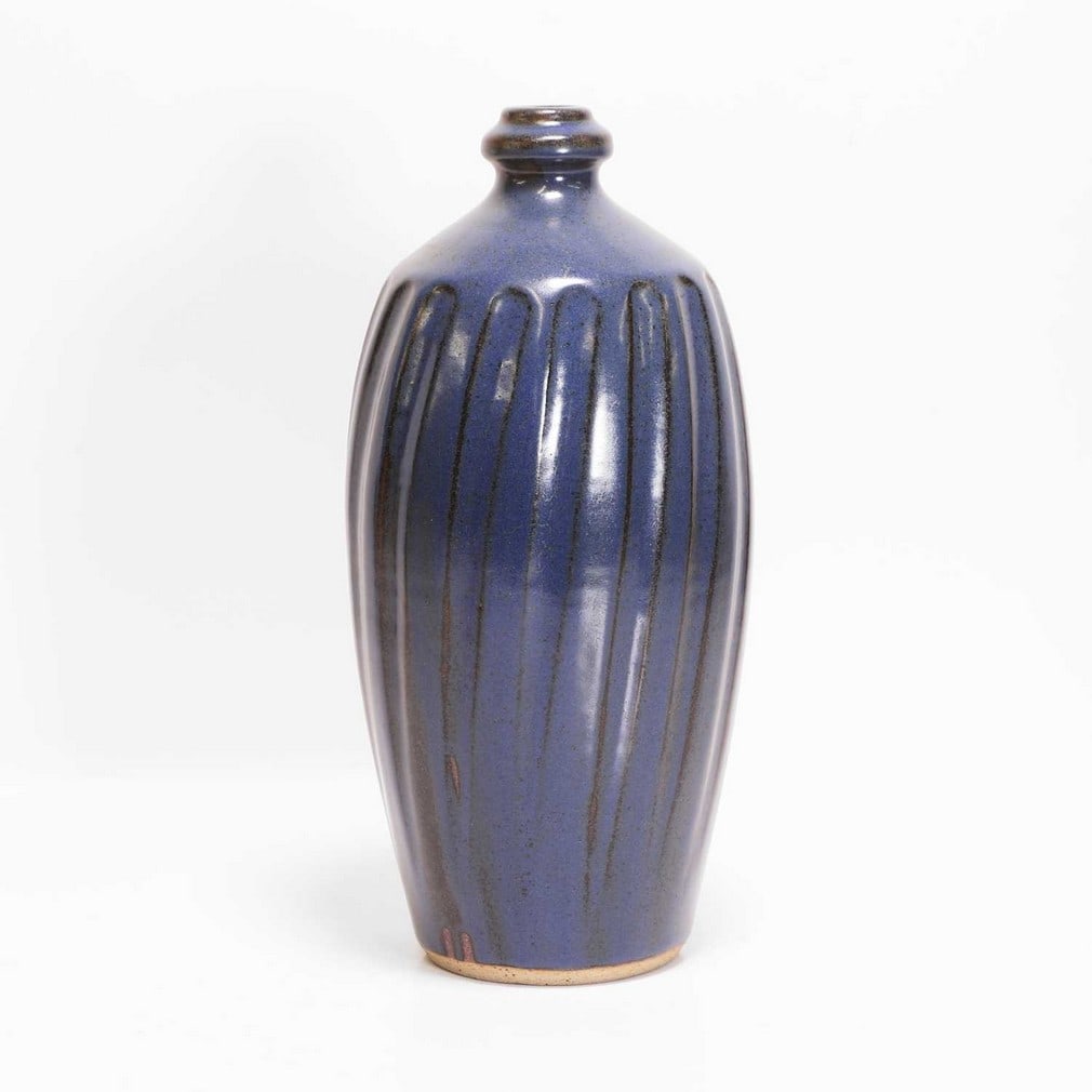 Nick Rees (b.1949) for Muchelney Pottery A stoneware bottle vase (1 of 3)