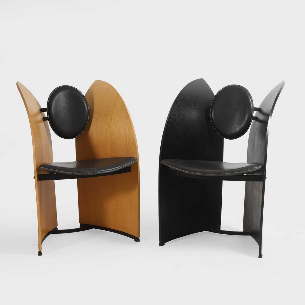 Svein Gusrud (Norwegian, 1944-2022) for Møremøbler A pair of 'Sevilla' chairs (1 of 5)