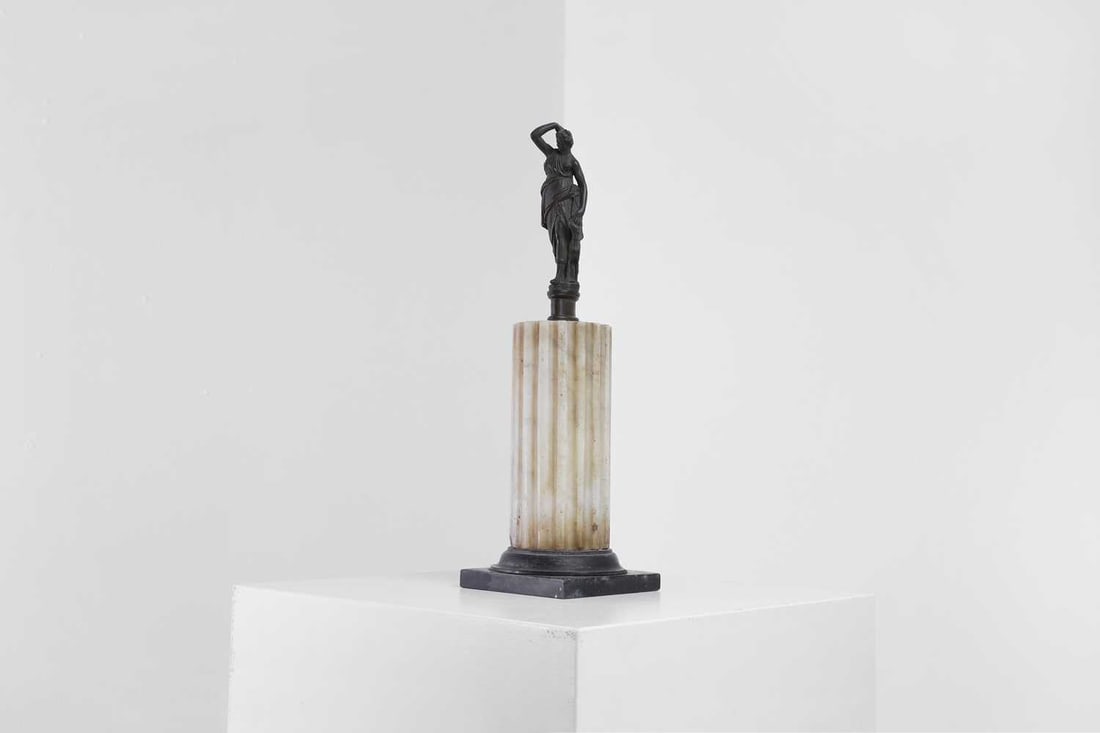 A bronze figure of Diana 19th century (1 of 5)