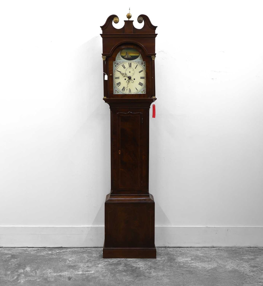 A late George III mahogany 8 day longcase clock Early 19th century (1 of 7)