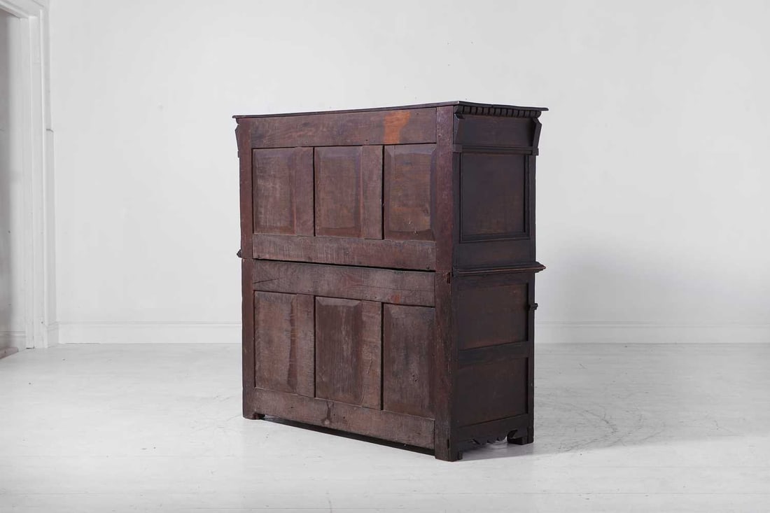 A James II oak cupboard Circa 1680 - 2