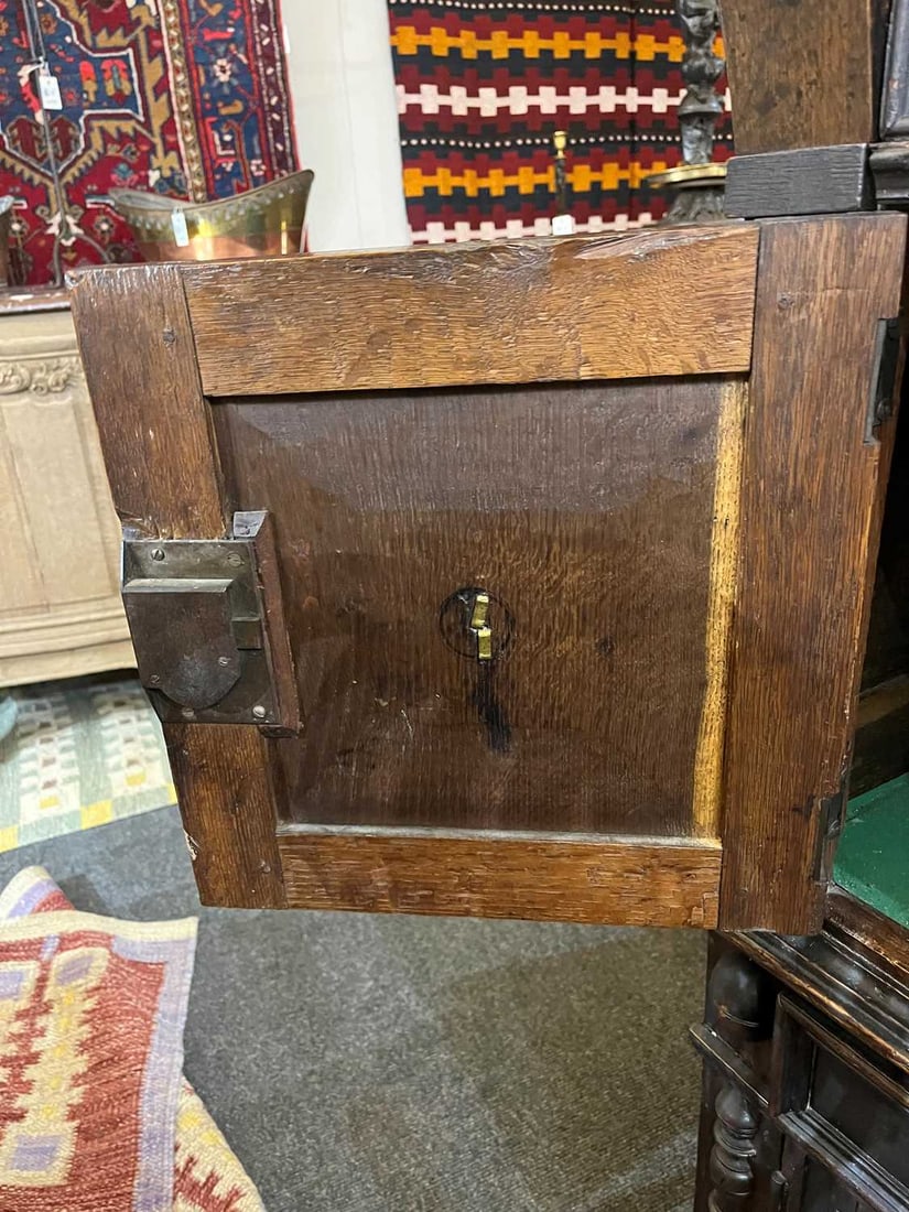 A James II oak cupboard Circa 1680 - 8