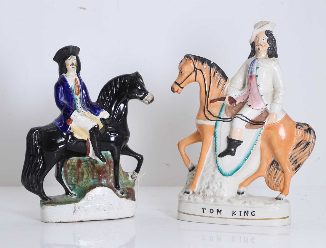 Two Staffordshire figure groups Mid 19th century (1 of 2)