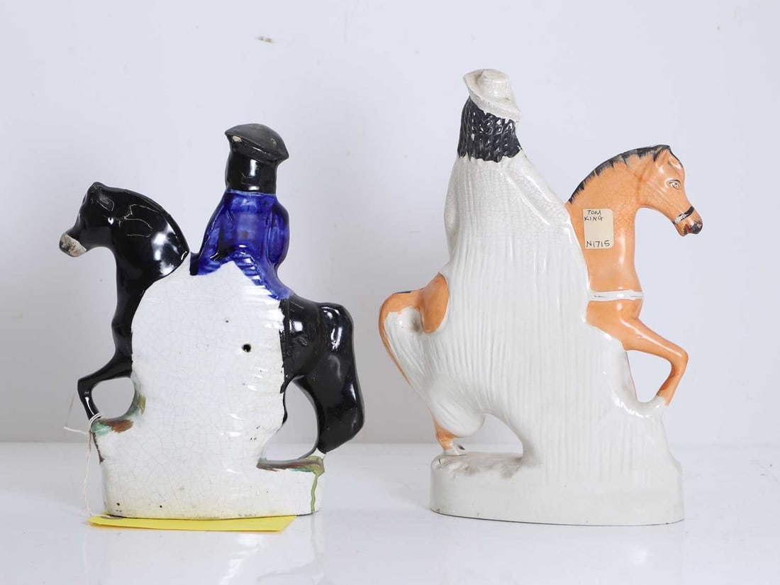 Two Staffordshire figure groups Mid 19th century - 2