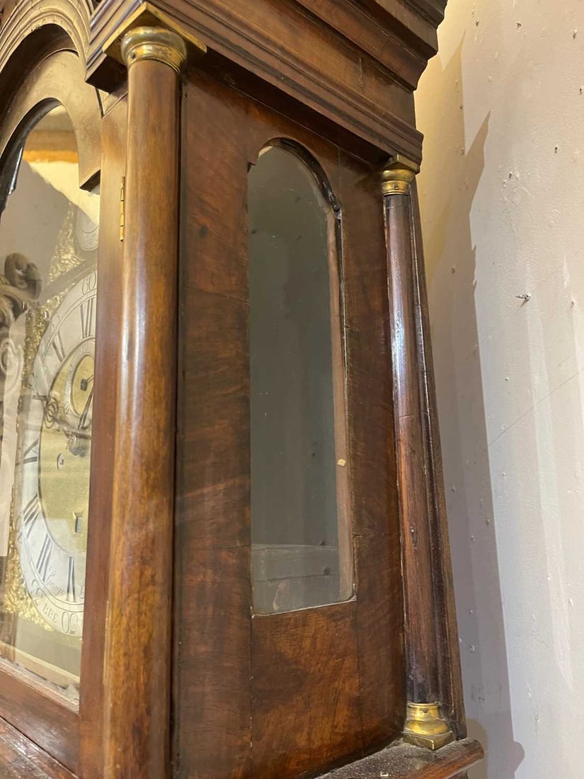 A George I walnut longcase clock Early 18th century - 9