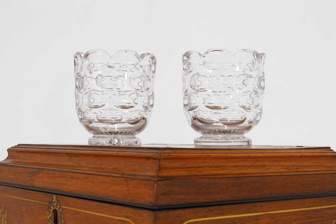 A Regency rosewood and cut-brass teapoy Circa 1820 - 8