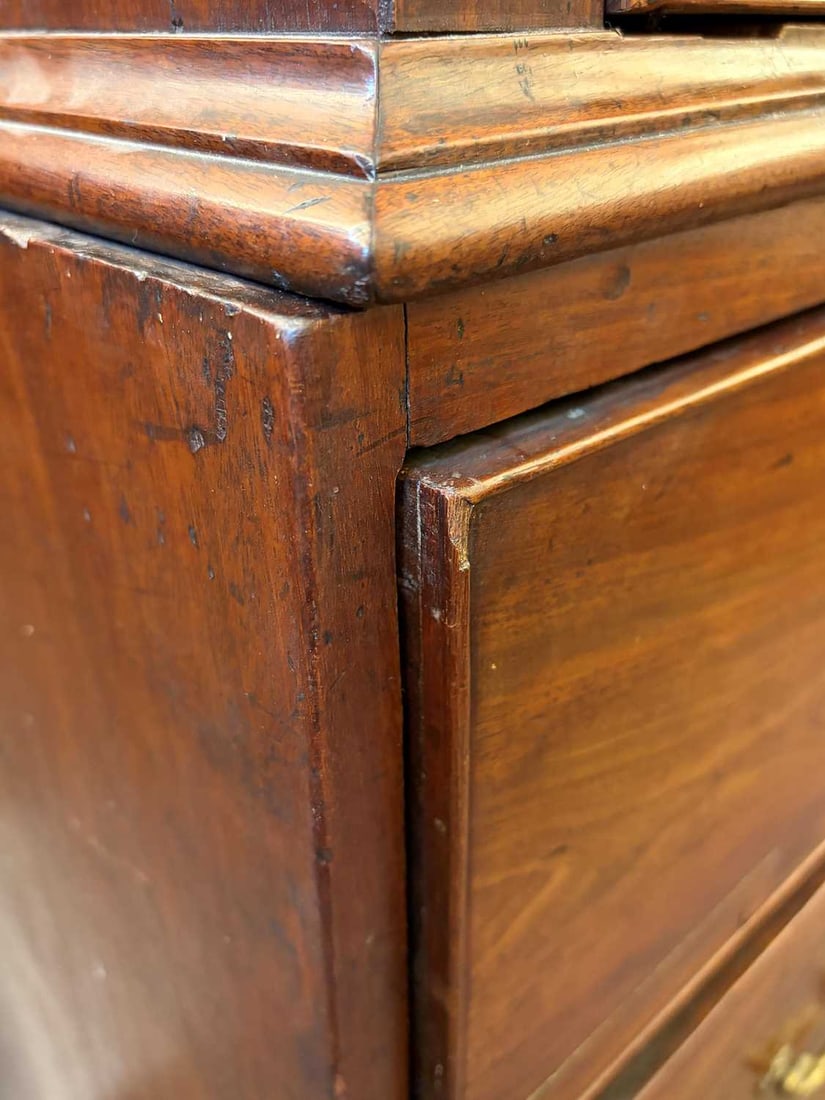 A George III mahogany chest on chest 18th / 19th century - 4