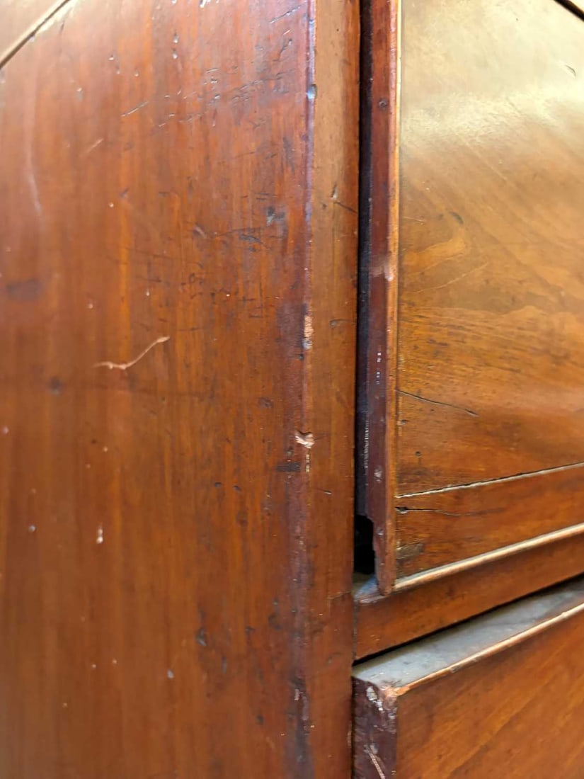 A George III mahogany chest on chest 18th / 19th century - 6