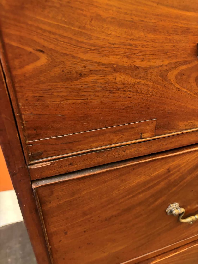 A George III mahogany chest on chest 18th / 19th century - 8