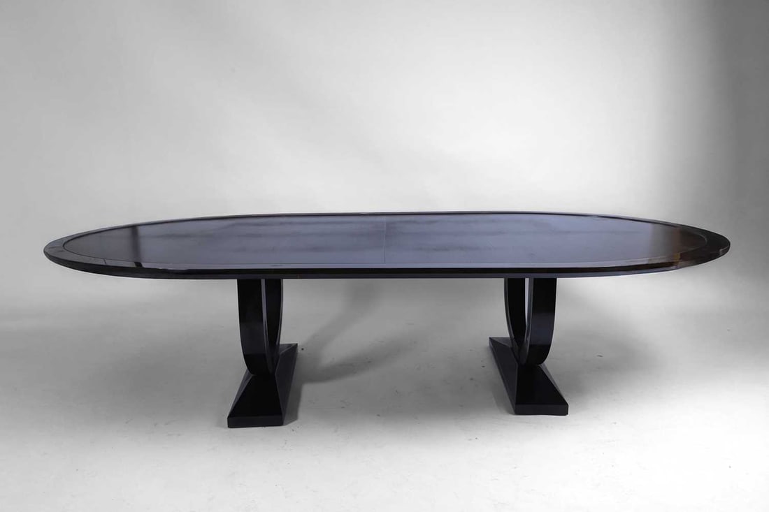 A contemporary ‘Art Deco’ style dining table Modern, by Wynchwood Designs (1 of 4)