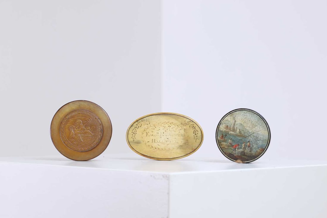 Three tobacco boxes 18th/19th century - 3