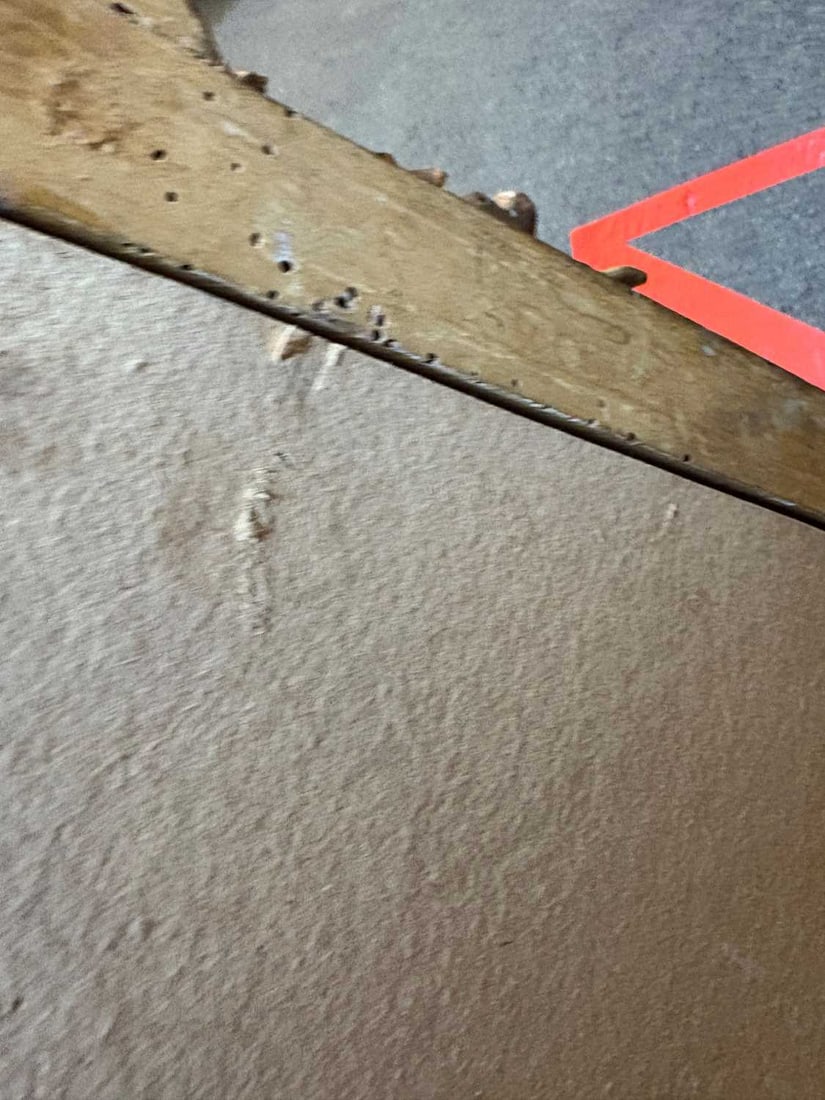 A gilt framed wall mirror, - 5