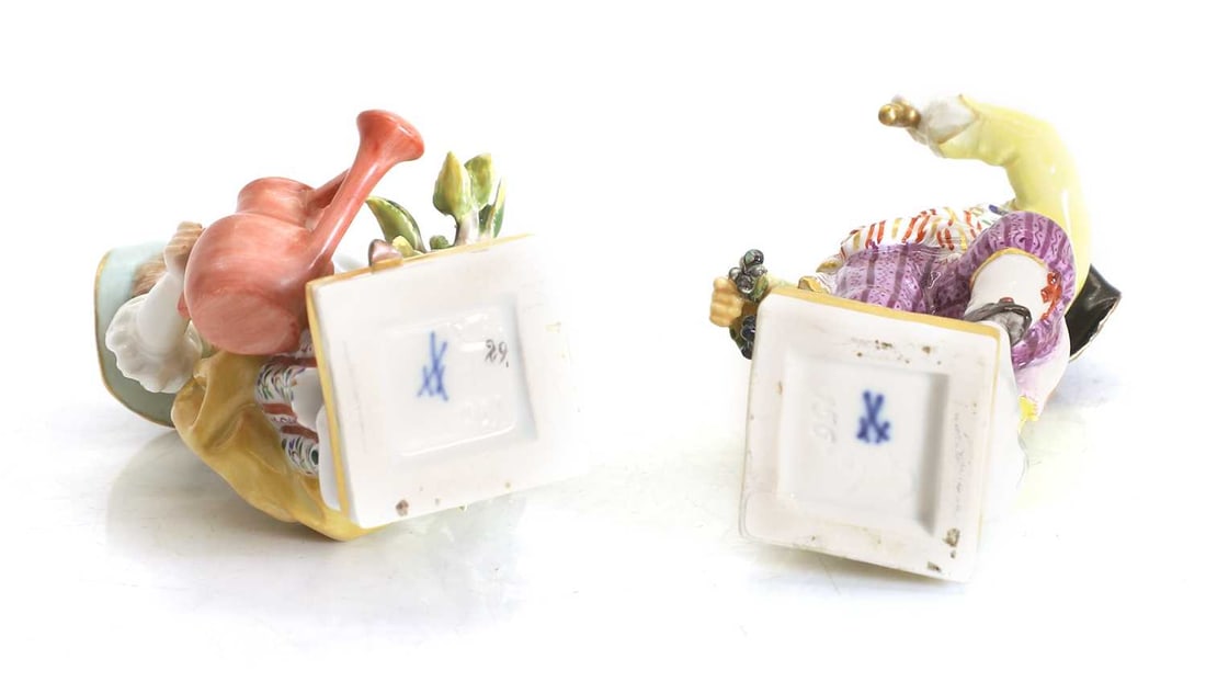 Two porcelain Meissen figures Late 19th century / early 29th century - 2