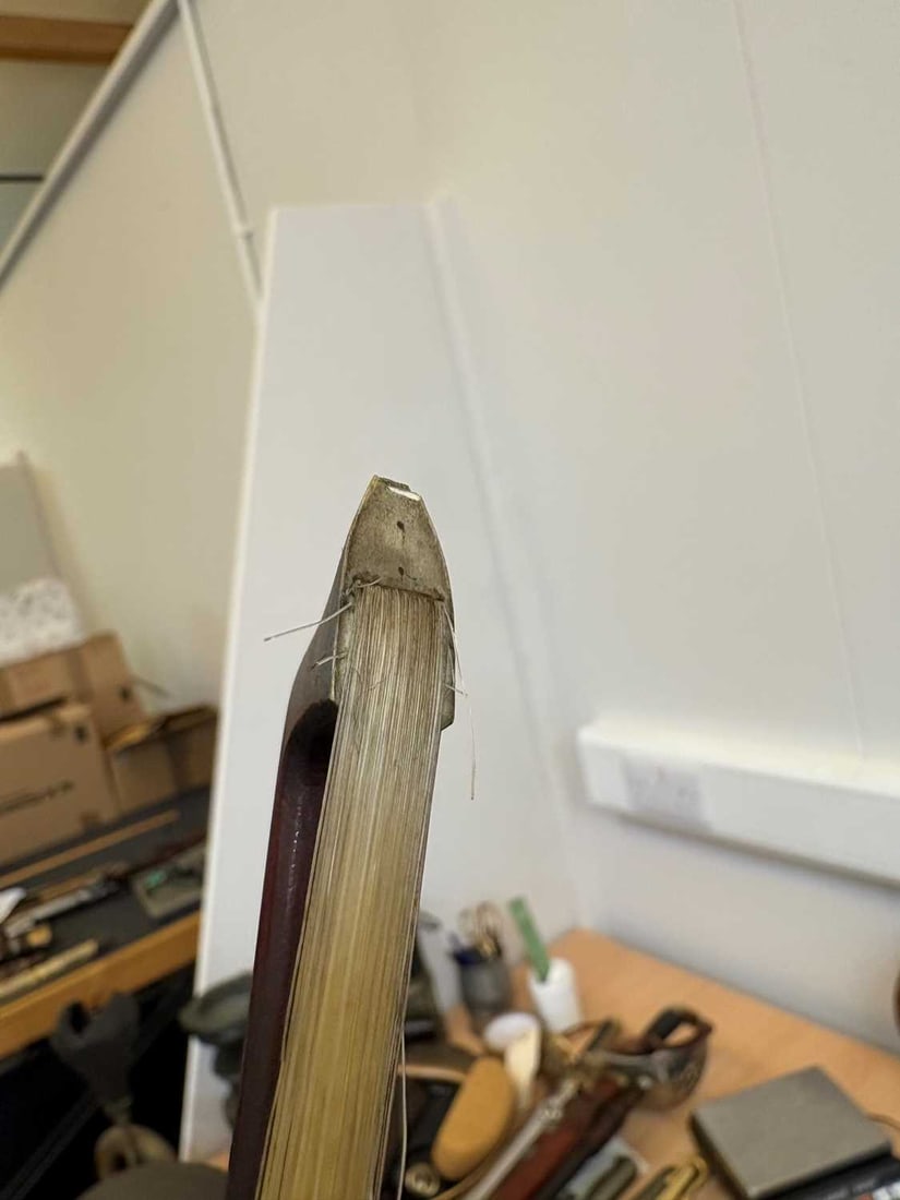 A Continental cased violin and bow Late 19th to early 20th century - 6