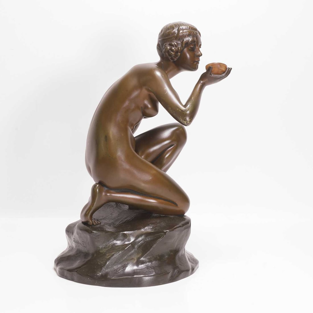 Rudolf Küchler (Austrian, 1867-1954) A patinated bronze figure - 2