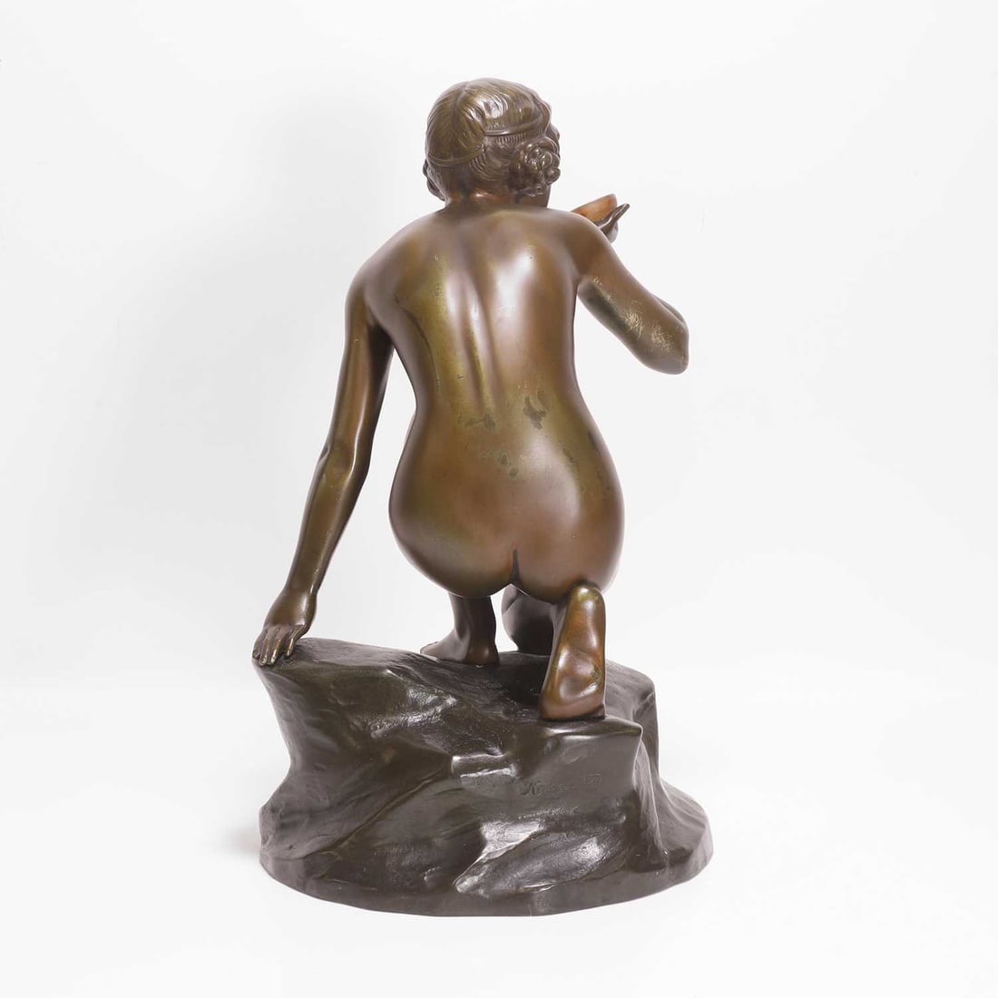 Rudolf Küchler (Austrian, 1867-1954) A patinated bronze figure - 3