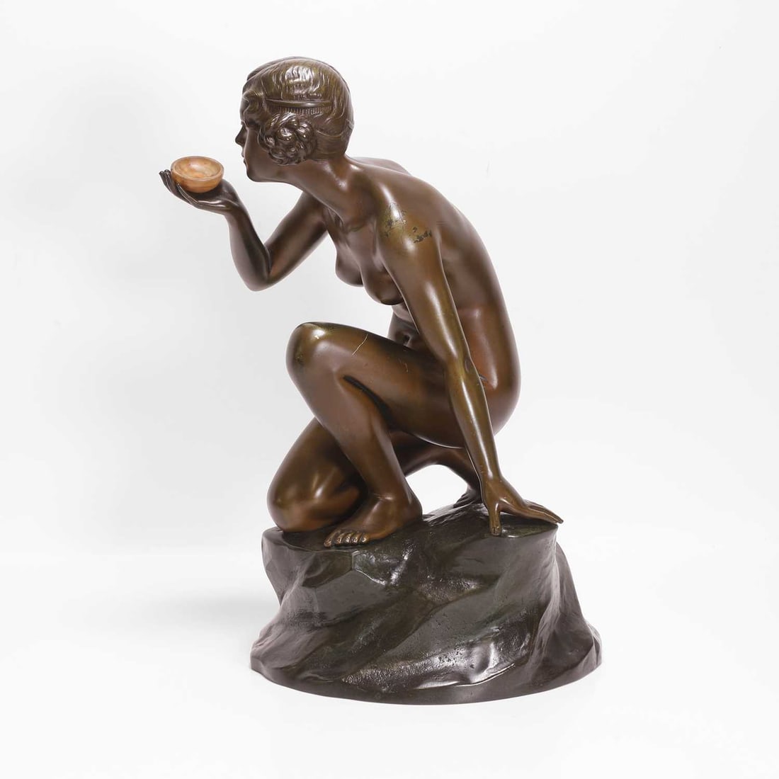 Rudolf Küchler (Austrian, 1867-1954) A patinated bronze figure - 4