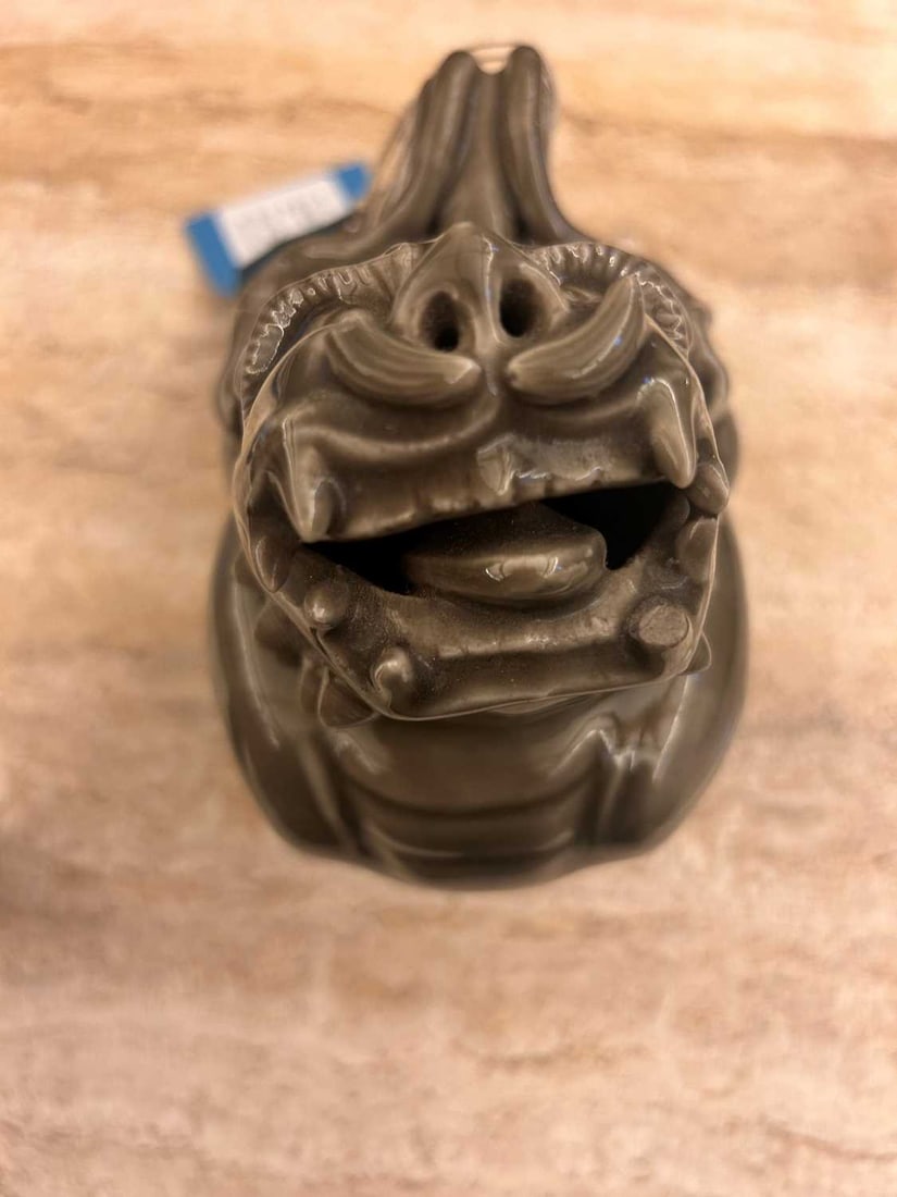 A Japanese celadon 'luduan' censer 20th century - 12